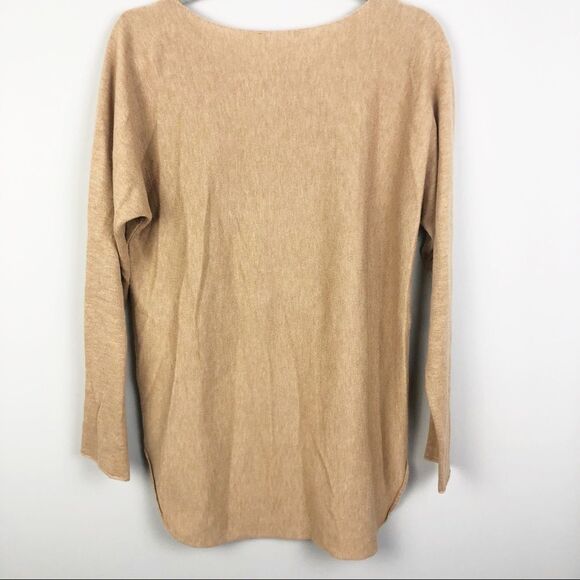 INTERNATIONAL CONCEPTS | Tan Wool Blend Sweater Women’s Size Large - Picture 9 of 10